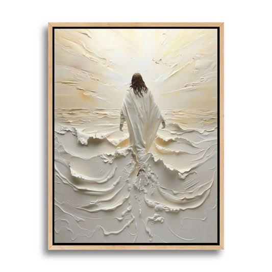 Jesus Walking on the White Sea